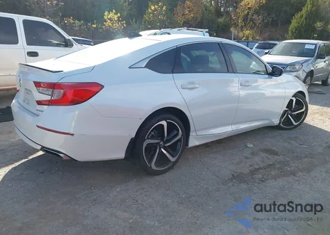 2022 Honda Accord Sport из США, поврежденный, VIN 1HGCV1F39NA109369